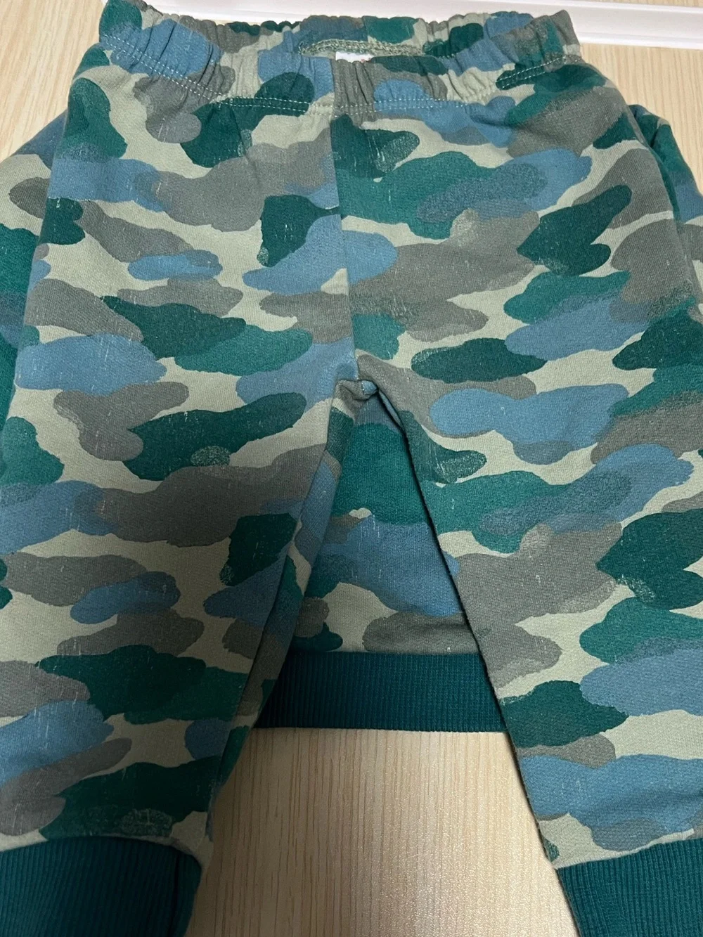 Cat & Jack Camo Fleece Sweatshirt Jogger Set 12M Green Baby Outfit